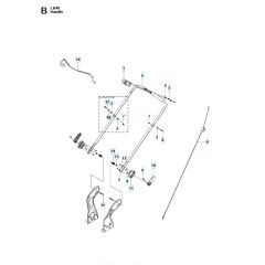 Husqvarna LB 48 - Handle