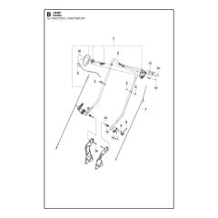 Husqvarna LB 48V - Handle