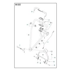 Husqvarna LB 553IV - Handle