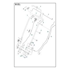 Husqvarna LC347VI - Handle