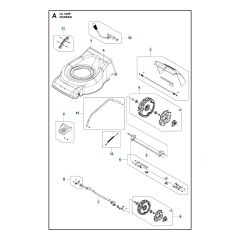 Husqvarna LC 140P - Chassis