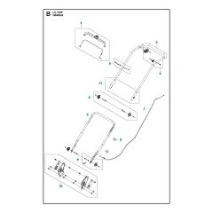 Husqvarna LC 140P - Handle