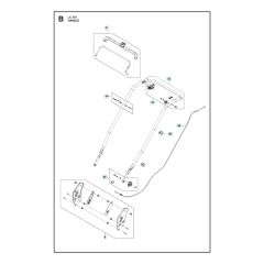 Husqvarna LC 151 - Handle