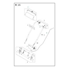 Husqvarna LC 153P - Handle