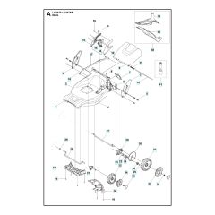 Husqvarna LC 247SP - Mower Deck & Cutting Deck