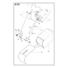 Husqvarna LC 347IV - Handle