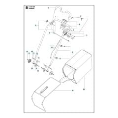 Husqvarna LC 347IVX - Handle