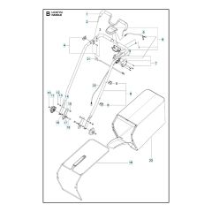 Husqvarna LC 347VLI - Handle