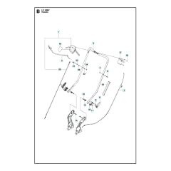 Husqvarna LC 348V - Handle