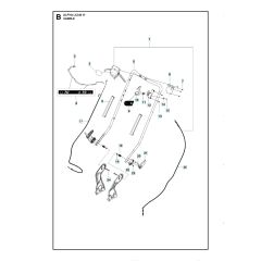 Husqvarna LC 348VI - Handle