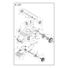 Husqvarna LC 353AWD - Chassis