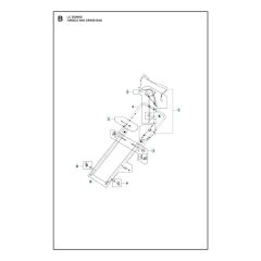 Husqvarna LC 353AWD - Handle