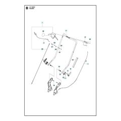 Husqvarna LC 353V CLASSIC - Handle