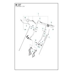 Husqvarna LC 353V - Handle