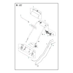 Husqvarna LC 356VP - Handle