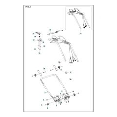 Husqvarna LE 116R - Handle