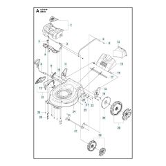 Husqvarna LE 121P - Mower Deck & Cutting Deck