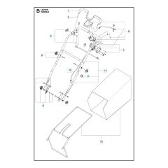 Husqvarna LE 221R - Handle