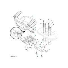 Husqvarna Lgth22V48 - Seat