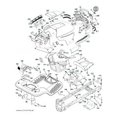 Husqvarna Lgth2454 - Chassis & Enclosures