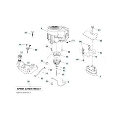 Husqvarna Lgth2454 - Engine