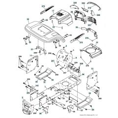 Husqvarna Lt131 - Chassis & Enclosures