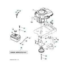 Husqvarna Lt1597 - Engine