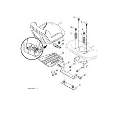 Husqvarna Lt19538R - Seat