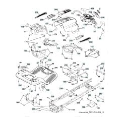 Husqvarna Lth1438 - Chassis & Enclosures