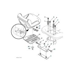 Husqvarna Lth152 - Seat