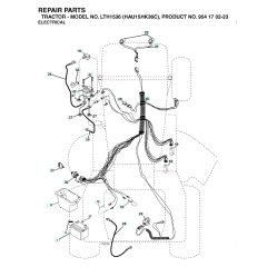 Husqvarna Lth1536 - Electrical