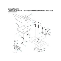 Husqvarna Lth1536 - Seat