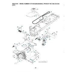 Husqvarna Lth1538 - Drive