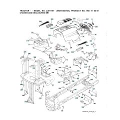 Husqvarna Lth1797 - Chassis & Enclosures