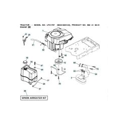 Husqvarna Lth1797 - Engine