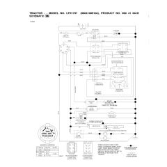 Husqvarna Lth1797 - Schematic