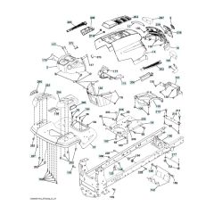 Husqvarna Lth1842 - Chassis & Enclosures