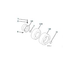 Husqvarna Lth1842 - Wheels & Tyres