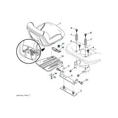 Husqvarna Lth2038 - Seat