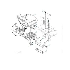 Husqvarna Lth2038R - Seat