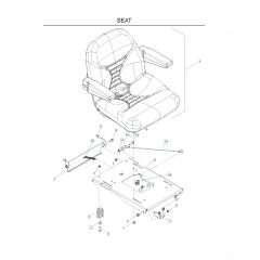 Husqvarna Lz25 C - Seat