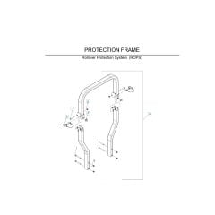 Husqvarna Lz6130 - Protection Frame