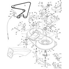 McCulloch M13592RB - 96061010105 - 2010-03 - Mower Deck - Cutting Deck Parts Diagram