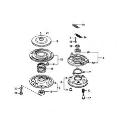 Cobra M53SPH - TN2160SXAH Clutch Diagram