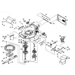 Cobra M53SPH - TN2160SXAH Deck Diagram