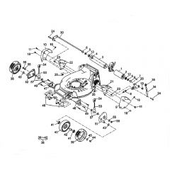 Cobra M53SPH - TN2160SXAH Wheels Diagram