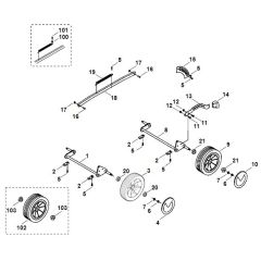 Viking MA400 - Chassis - Parts Diagram