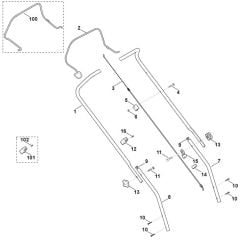 Viking MB443.0 - Handle - Parts Diagram