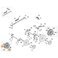 Viking MB450 X - Chassis - Parts Diagram