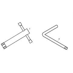 Viking MB450 X - Tools - Parts Diagram